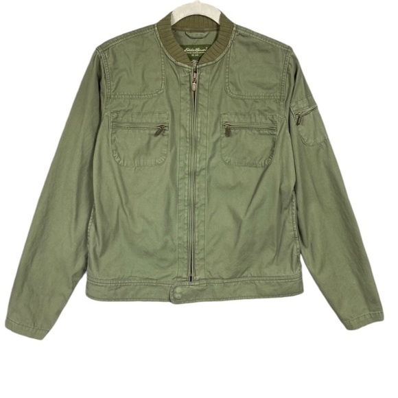 Eddie Bauer Jackets & Blazers - Eddie Bauer Army Green Military Utility Jacket Womens Sz M